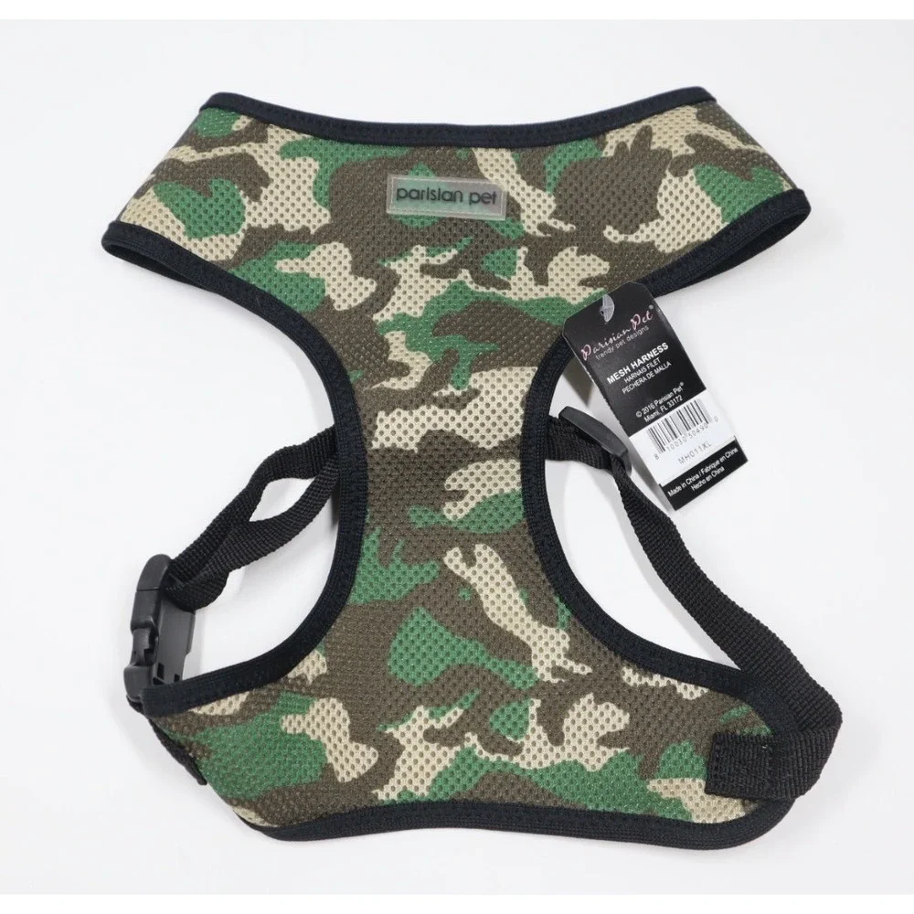 Parisian Pet Freedom Camo Dog Harness - Green Camo - Size XL